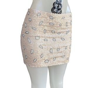Breshka Mini Sequence Skirt Size L